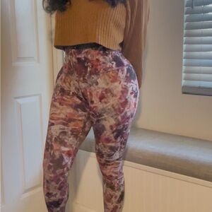Lululemon Multicolor Wunder Train Leggings